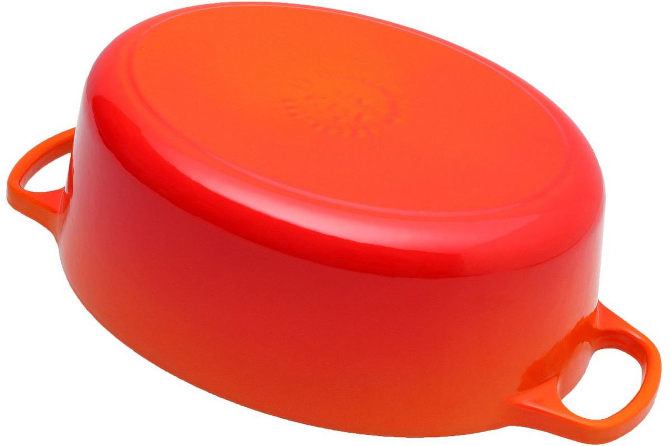 Le Creuset braadpan - cocotte ovaal 27cm, 4,1L oranje