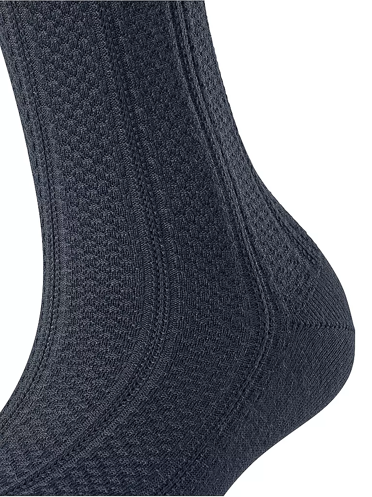 FALKE Kniestrümpfe NEEDLEPOINT space blue blau