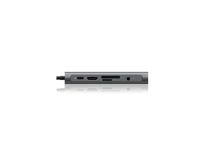 ICY BOX Dockingstation IB-DK4040-CPD USB Type-C DockingStation mit zwei Videoschnittstellen