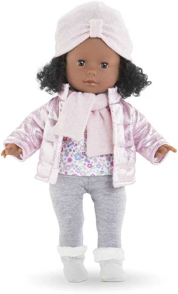 MA COROLLE - DOUDOUNE ROSE - VETEMENT POUR POUPEE - COROLLE VETEMENTS