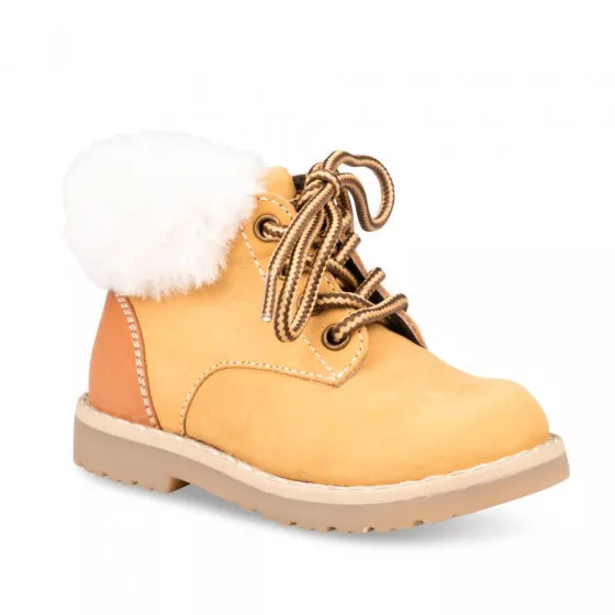 Bottines JAUNE FREEMOUSS BOY CUIR