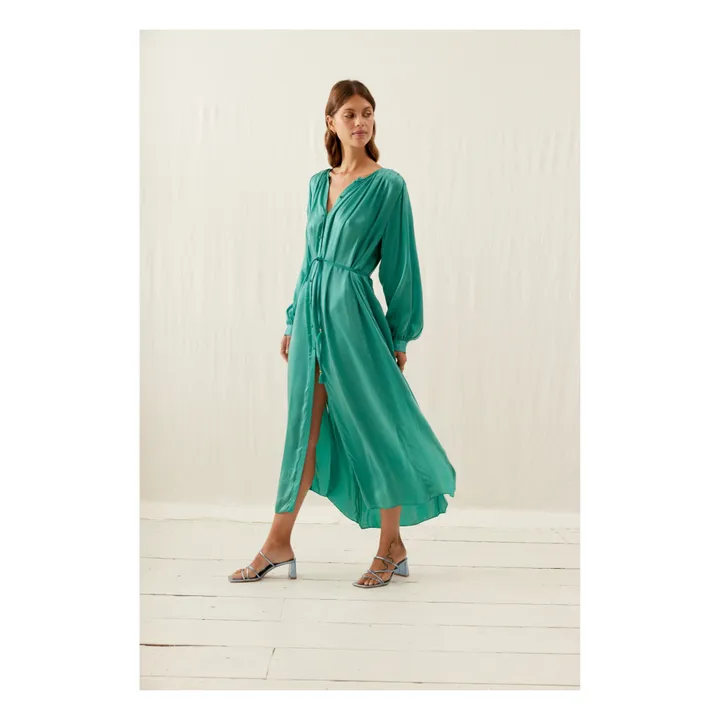Louise Misha Robe Djina - Collection Femme | Bleu Vert