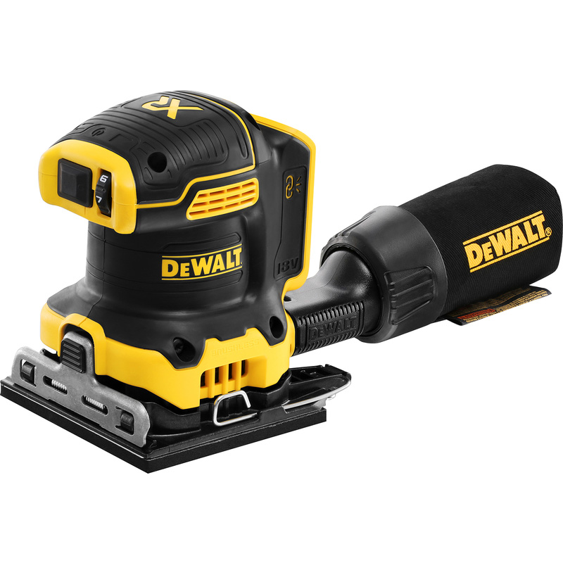 DeWALT DCW200NT-XJ 18V XR 1/4" accu vlakschuurmachine (body) 18V Li-ion
