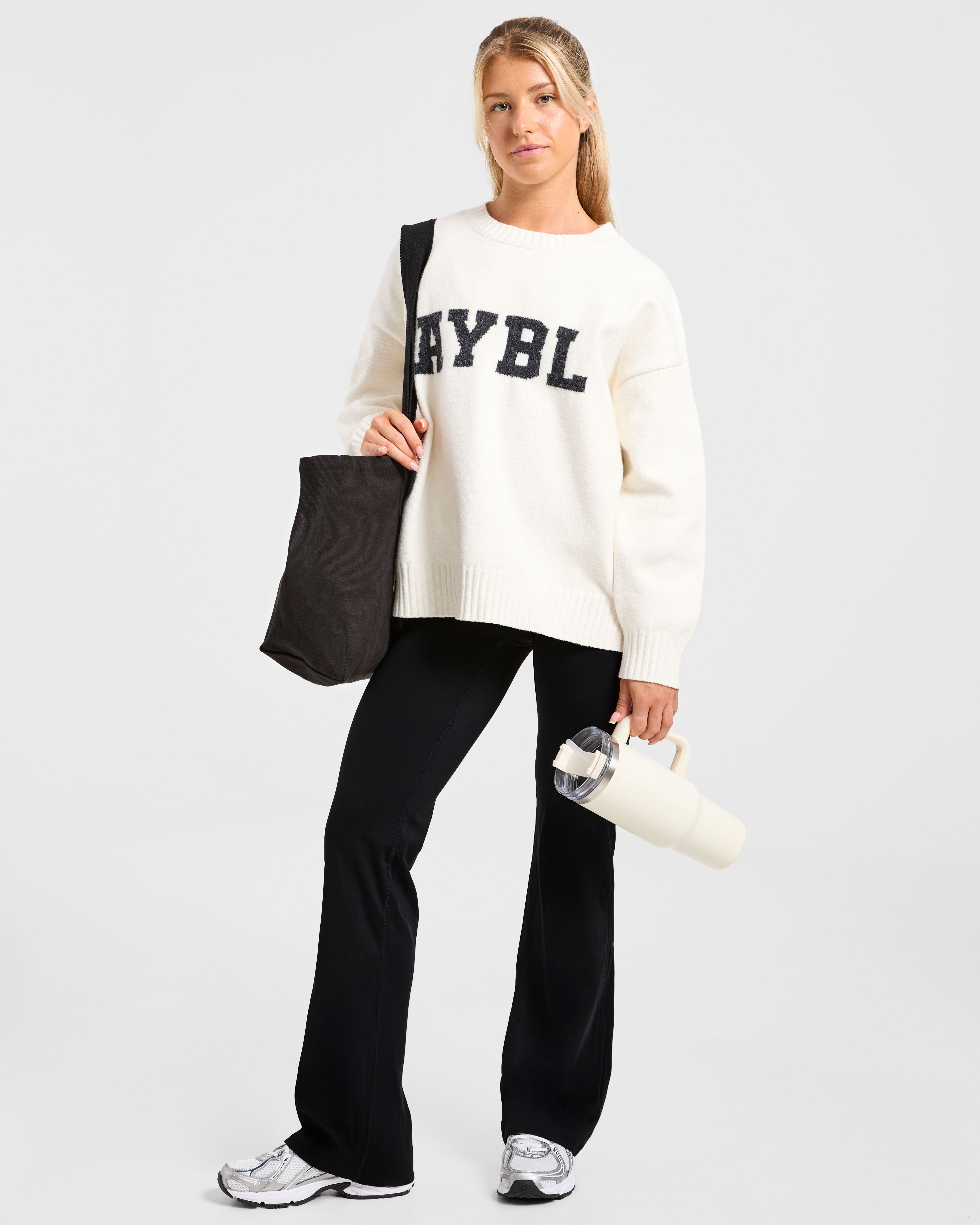 Varsity Oversized Knitted Sweater