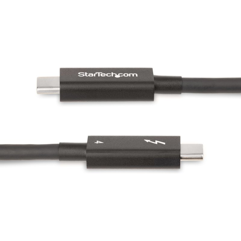 StarTech.com A40G2MB-TB4-CABLE Câble Thunderbolt 2 m 40 Gbit/s Noir