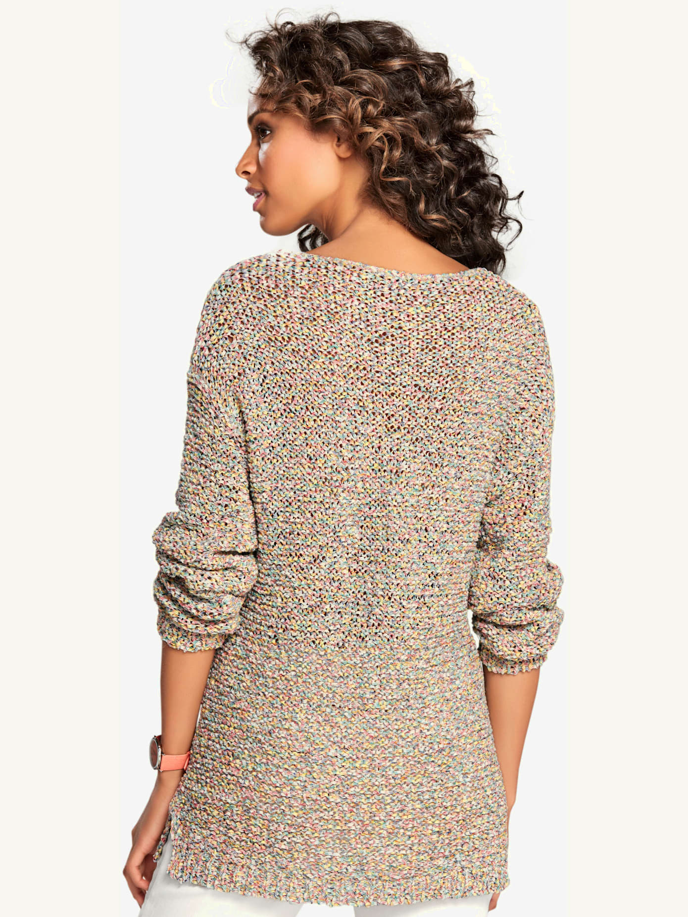 Pull col rond look décontracté tendance