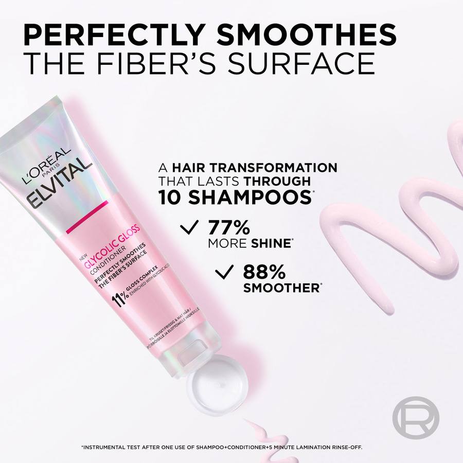 L'Oréal Paris Elvital Glycolic Gloss Shine Conditioner 150ml