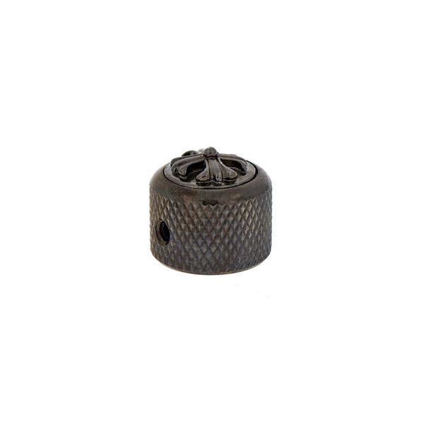Q-Parts Dome Potiknob Cross Black