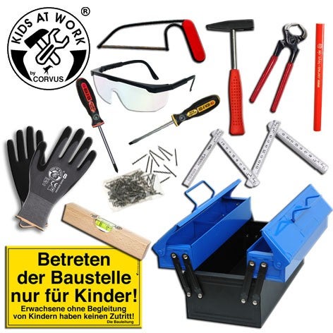Corvus A600113 - Gereedschapsset Box 03, Gereedschapskist met gereedschapsset