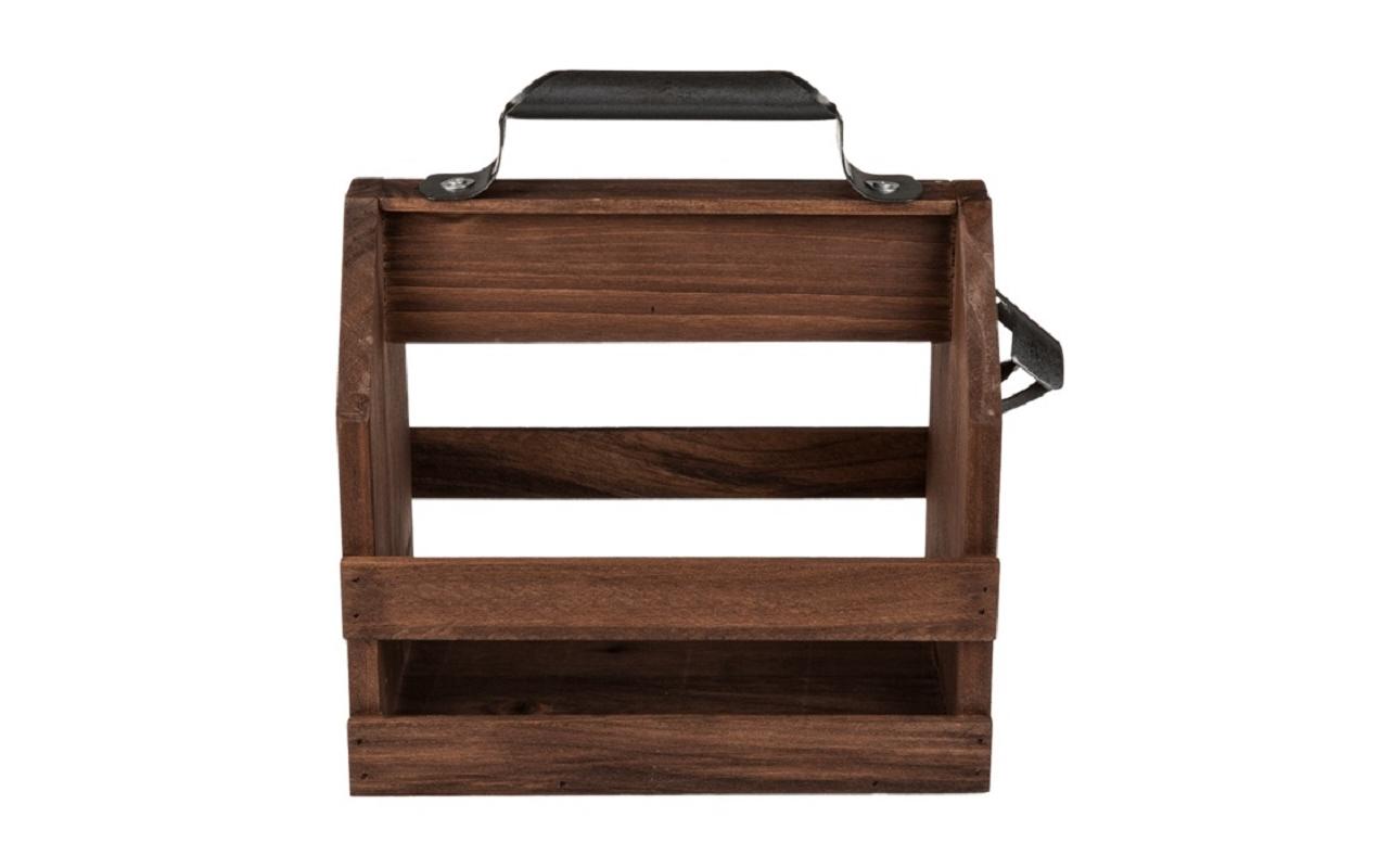 Partyaccessoire Flaschenhalter aus HolzBierträger