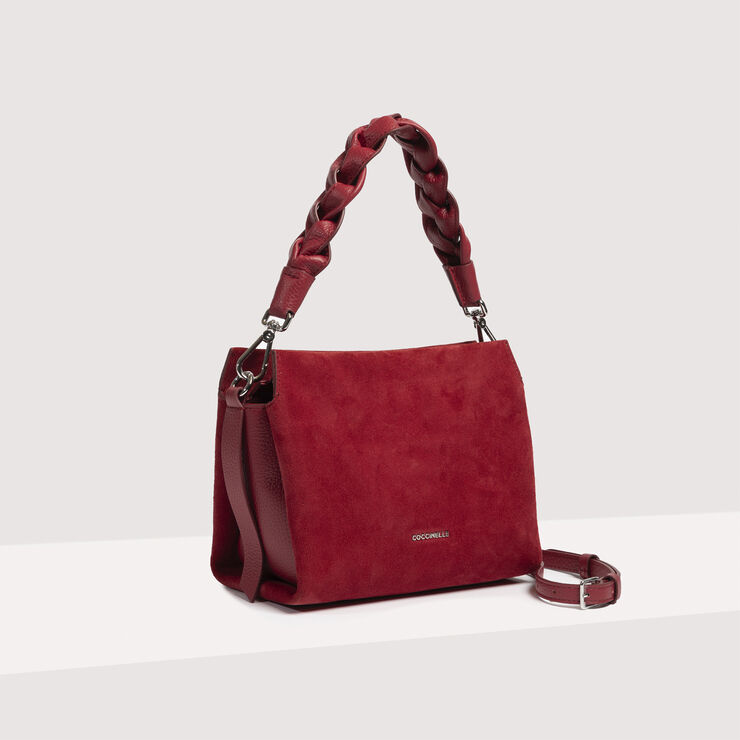 Coccinelle BOHEME SUEDE BIMATERIAL Sangria/sangria