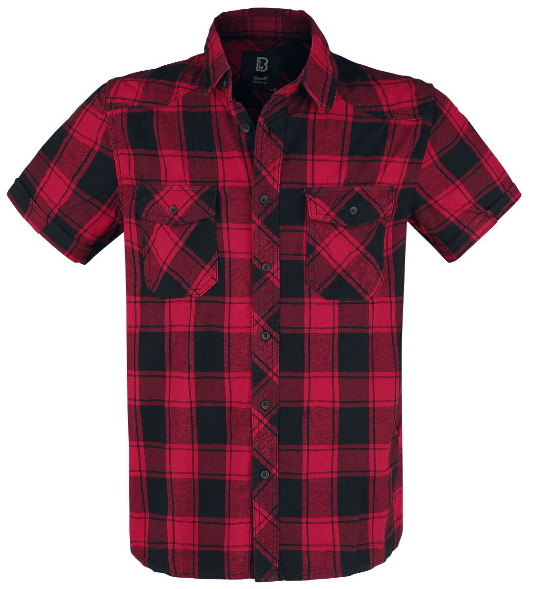 Chemise À Carreaux Manches Courtes | Brandit Chemise manches courtes