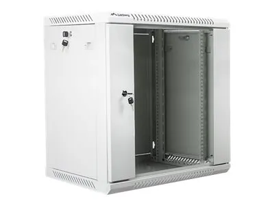 Lanberg - Rack kabinet - vægmonterbar - grå, RAL 7035 - 12U - 19