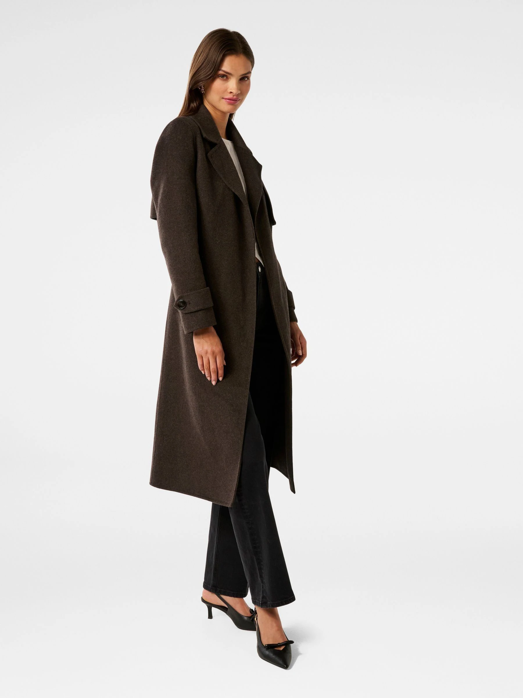 Forever New Elise Felled Trench Coat