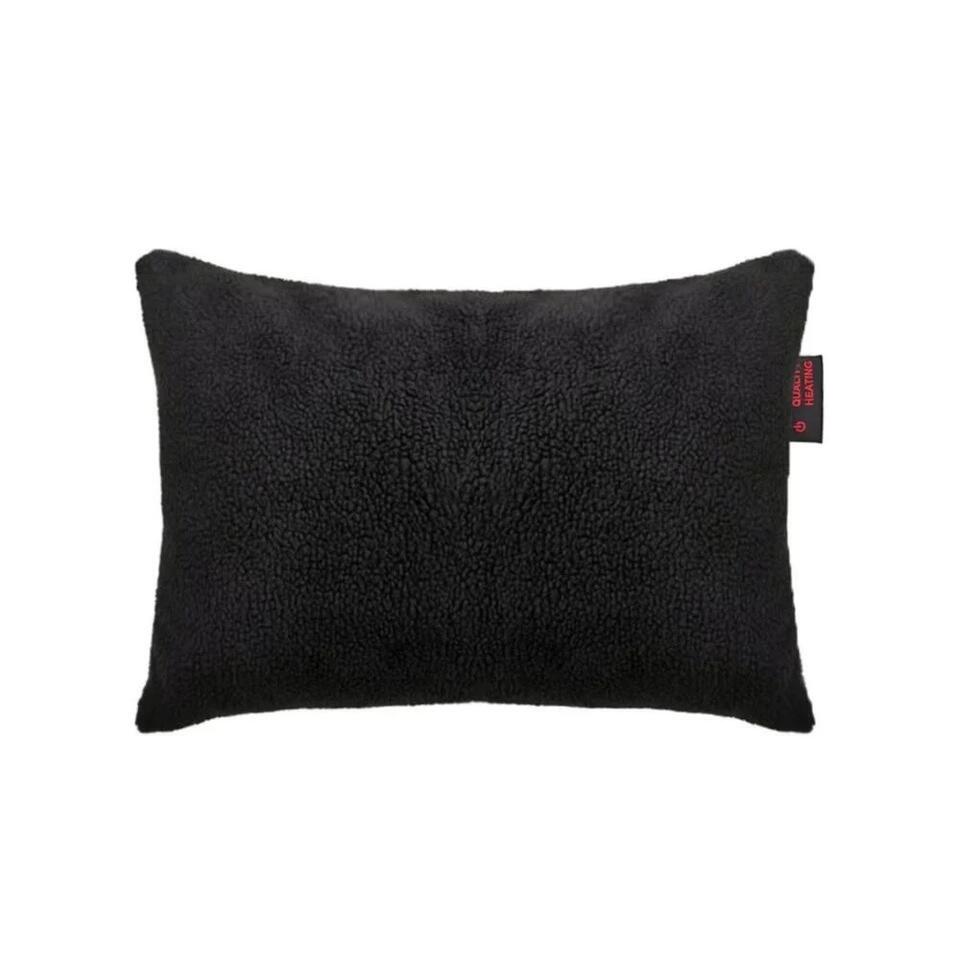 Warmy warmtekussen Teddy stof - 45 x 65 cm - Zwart