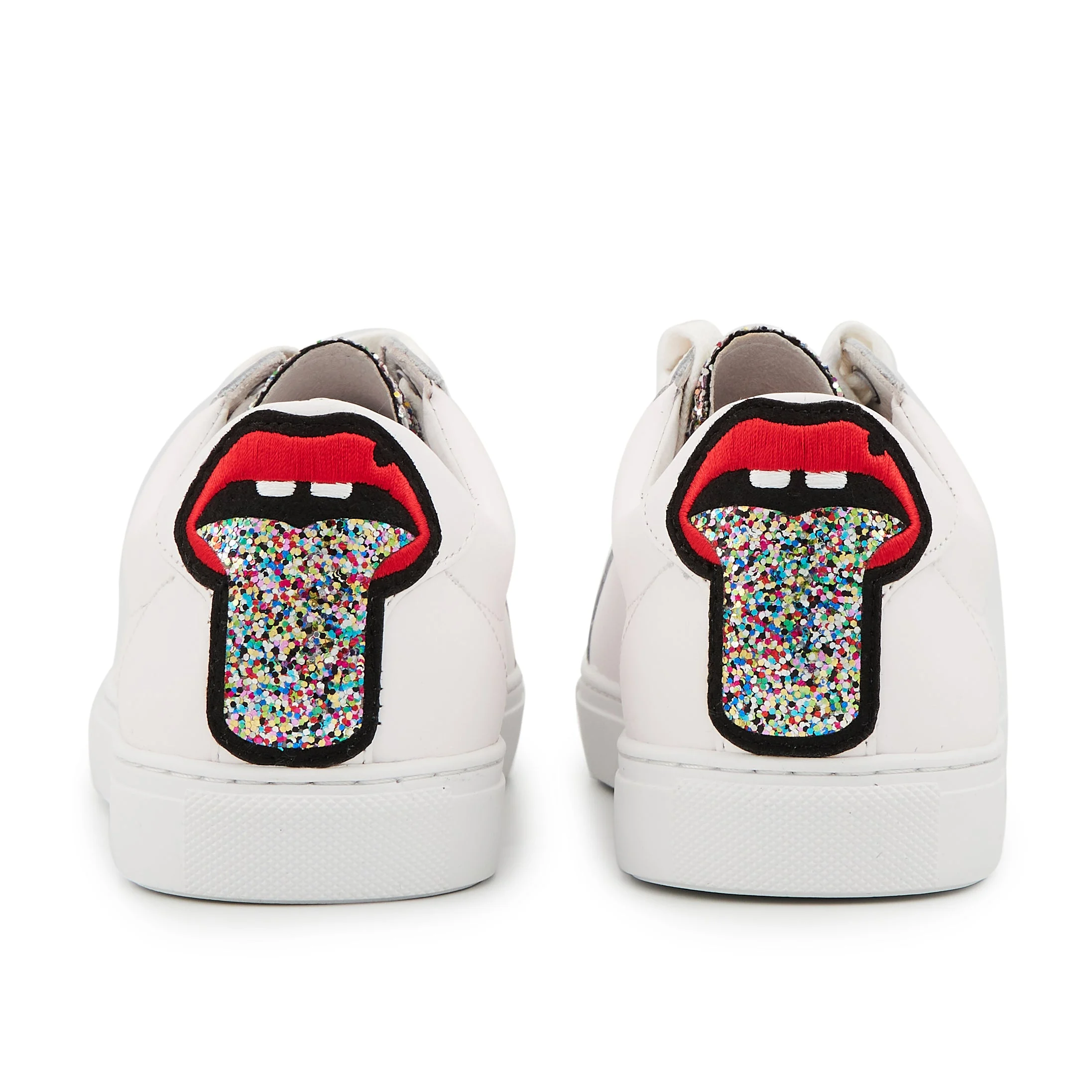 SIMONE TONGUE - Sneakers en cuir | Blanc