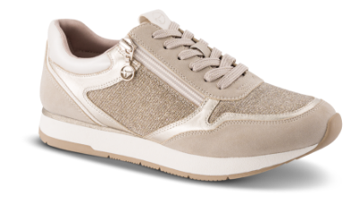 Tamaris Damesko med snøre Beige 1-23603-42 | Skoringen
