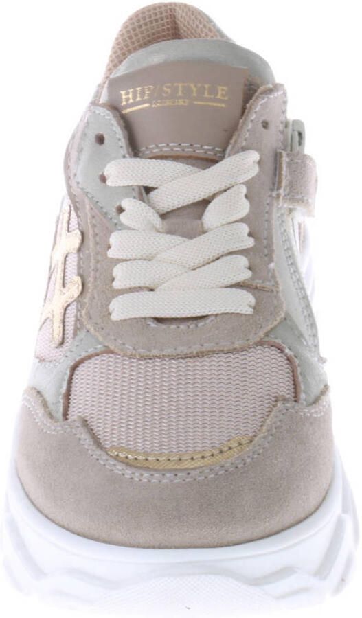 Hip Meisjes Lage sneakers H1521 Beige Suède