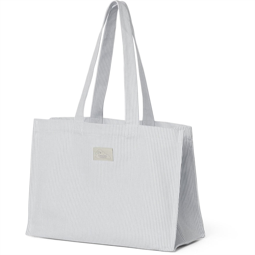 Tote Bag Kanvas Classic Stripes Blue