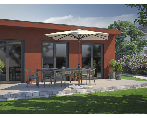Parasol Sarry Soluna 250 x 250 cm Polyester (PES) ecru