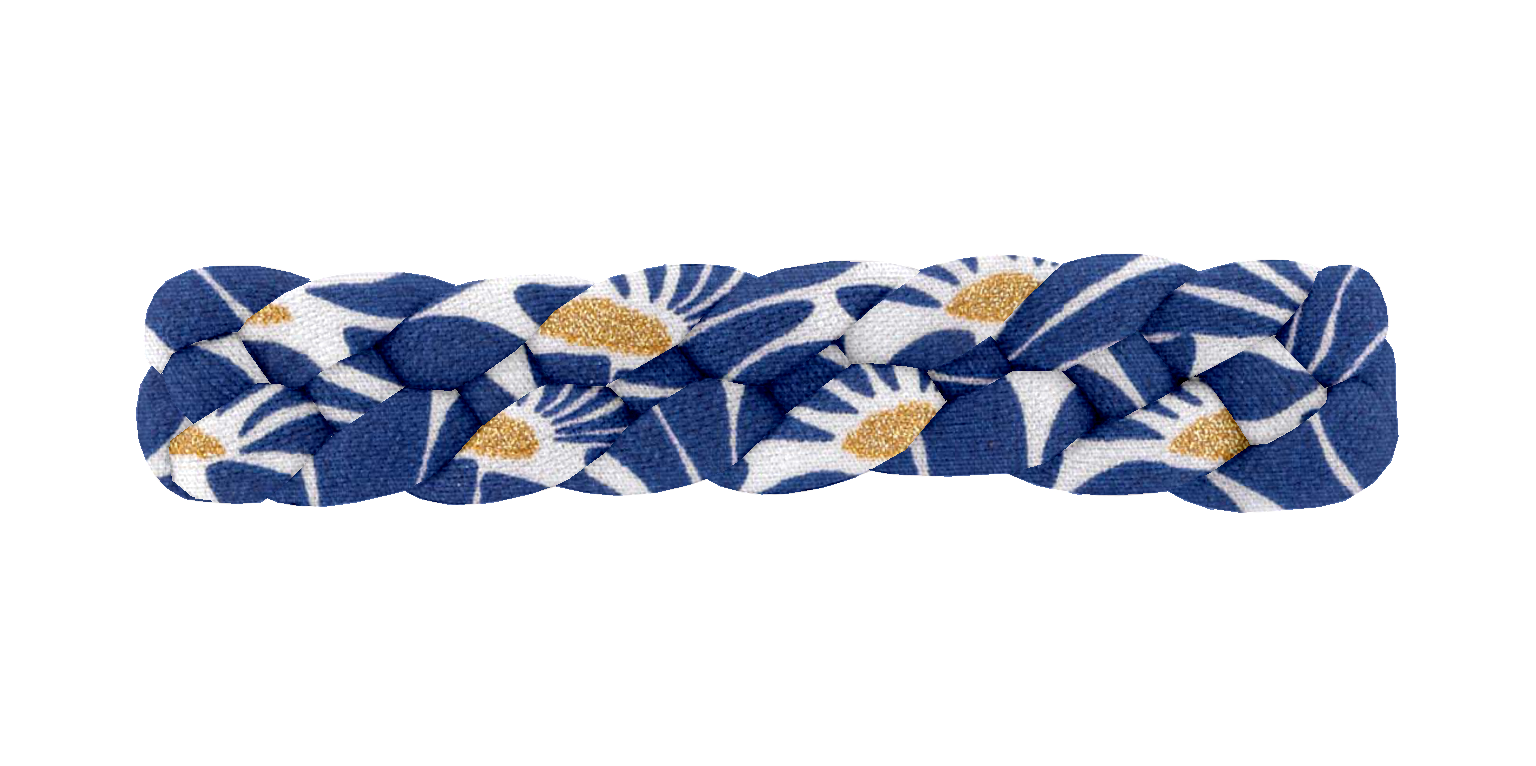 Barrette Cheveux Tressée Soleil Levant