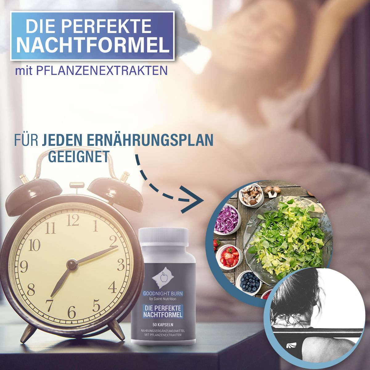 Saint Nutrition® | Good Night Burn Abnehm-Kapseln