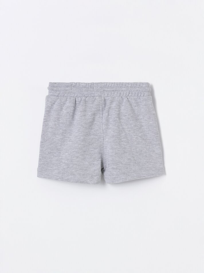 Conjunto de 4 Bermudas Felpudas - Azul Marinho