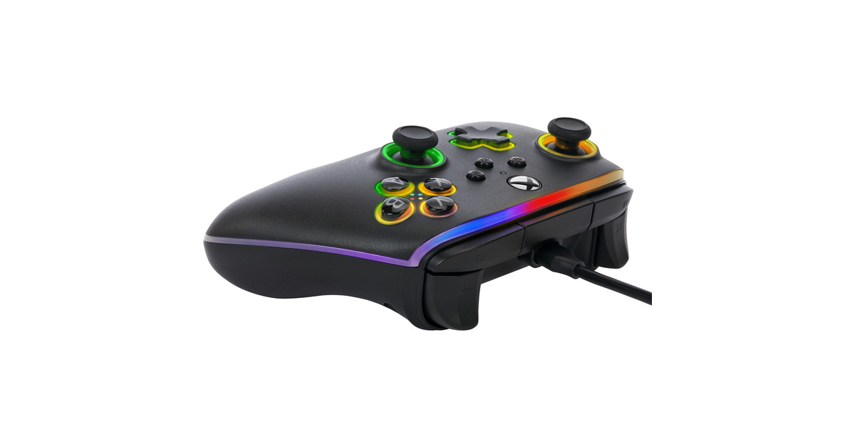 PowerAXbox Advantage Wired Controller  (Zwart, Xbox Series X|S, Xbox One, Windows)