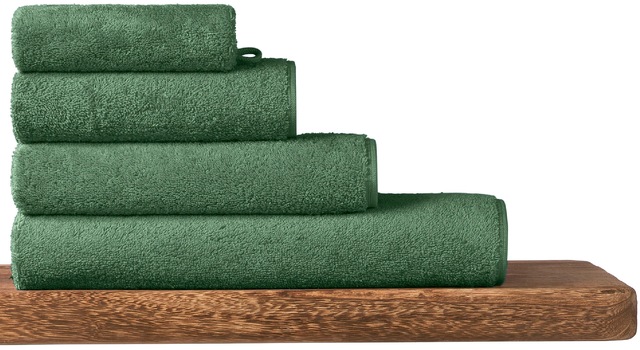 Schiesser Handtücher »Milano aus 100% Baumwolle mit eleganter Bordüre in Hoch-Tief-Optik« Made in Green