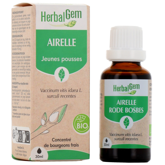 Herbalgem macérat airelle bio - Gemmothérapie concentrée