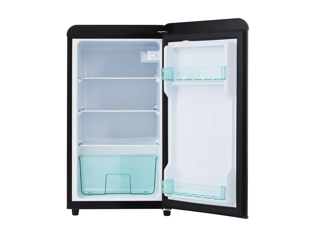 Réfrigérateur,76L, 1 PORTR,éclairage par LED,Pieds réglables,41*42*75 cm,NOIR