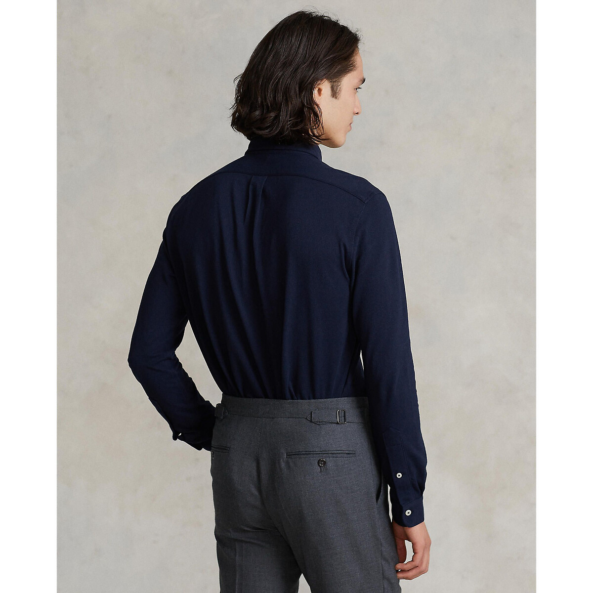 POLO RALPH LAUREN<br>Camisa de algodão piqué ultraleve
