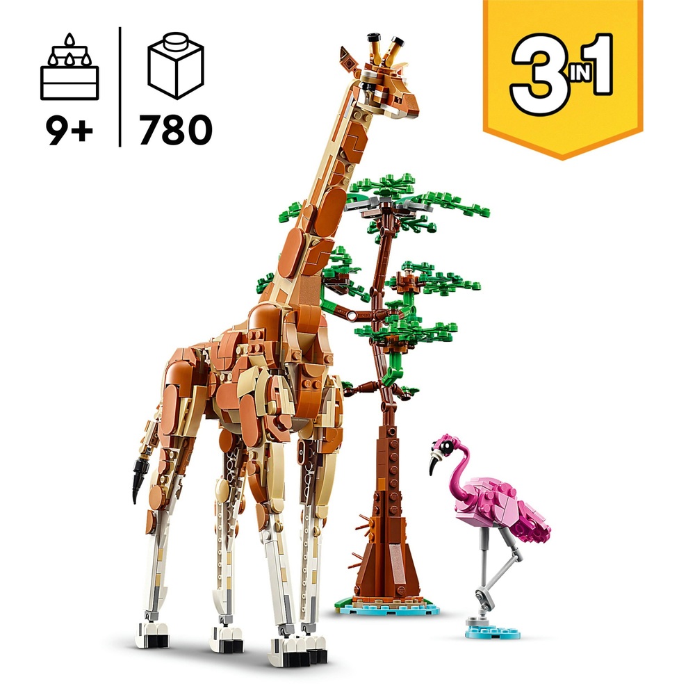 LEGO Creator 31150 3-in-1 Wildtier-Safari-Set