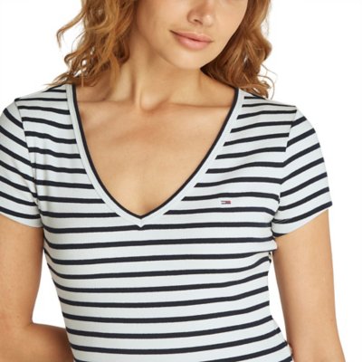 Tee-shirt à manches courtes femme Slim Essential TOMMY HILFIGER