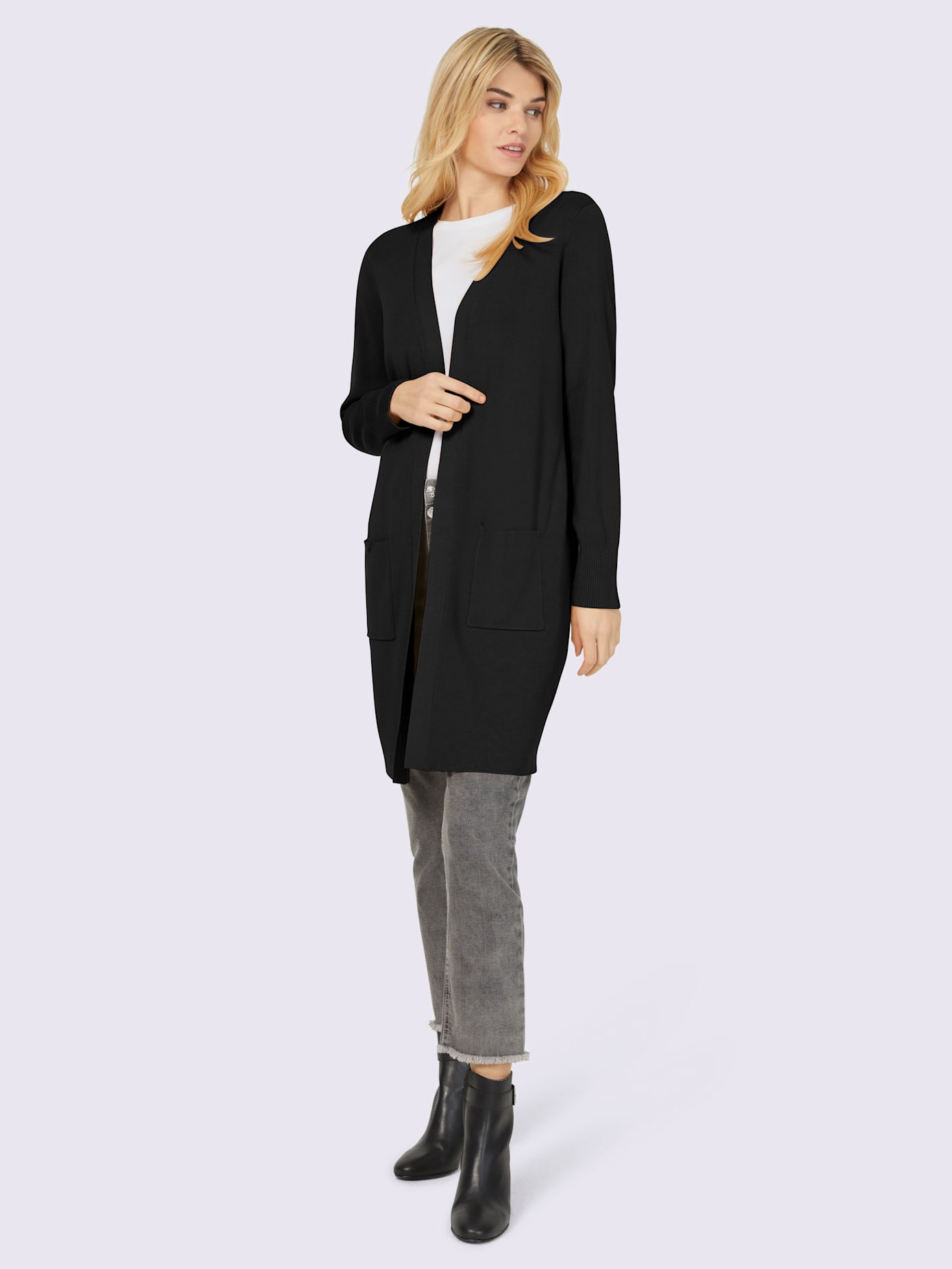 Manteau en tricot 70% viscose