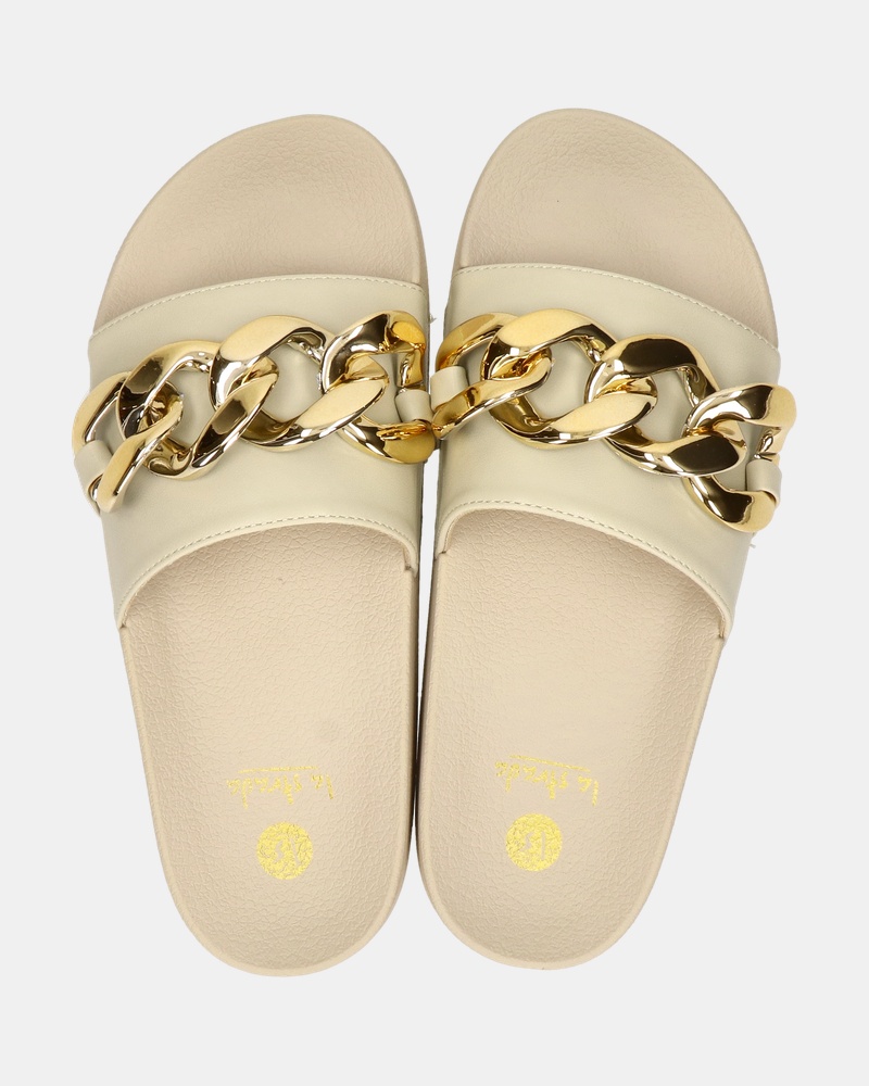 La Strada Slippers  - beige