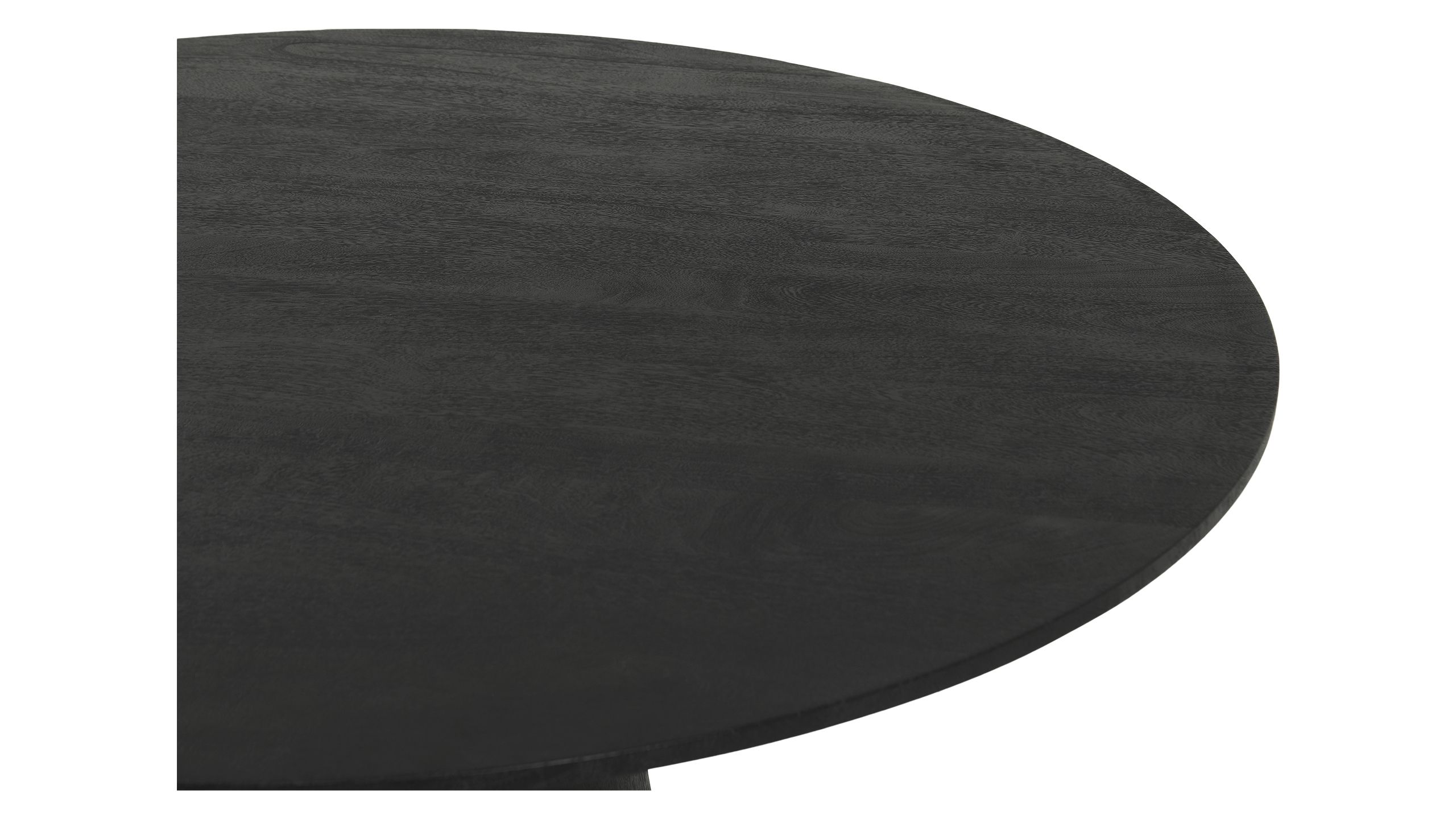 Eettafel 95657 - black Aron ⌀130  x H76 cm