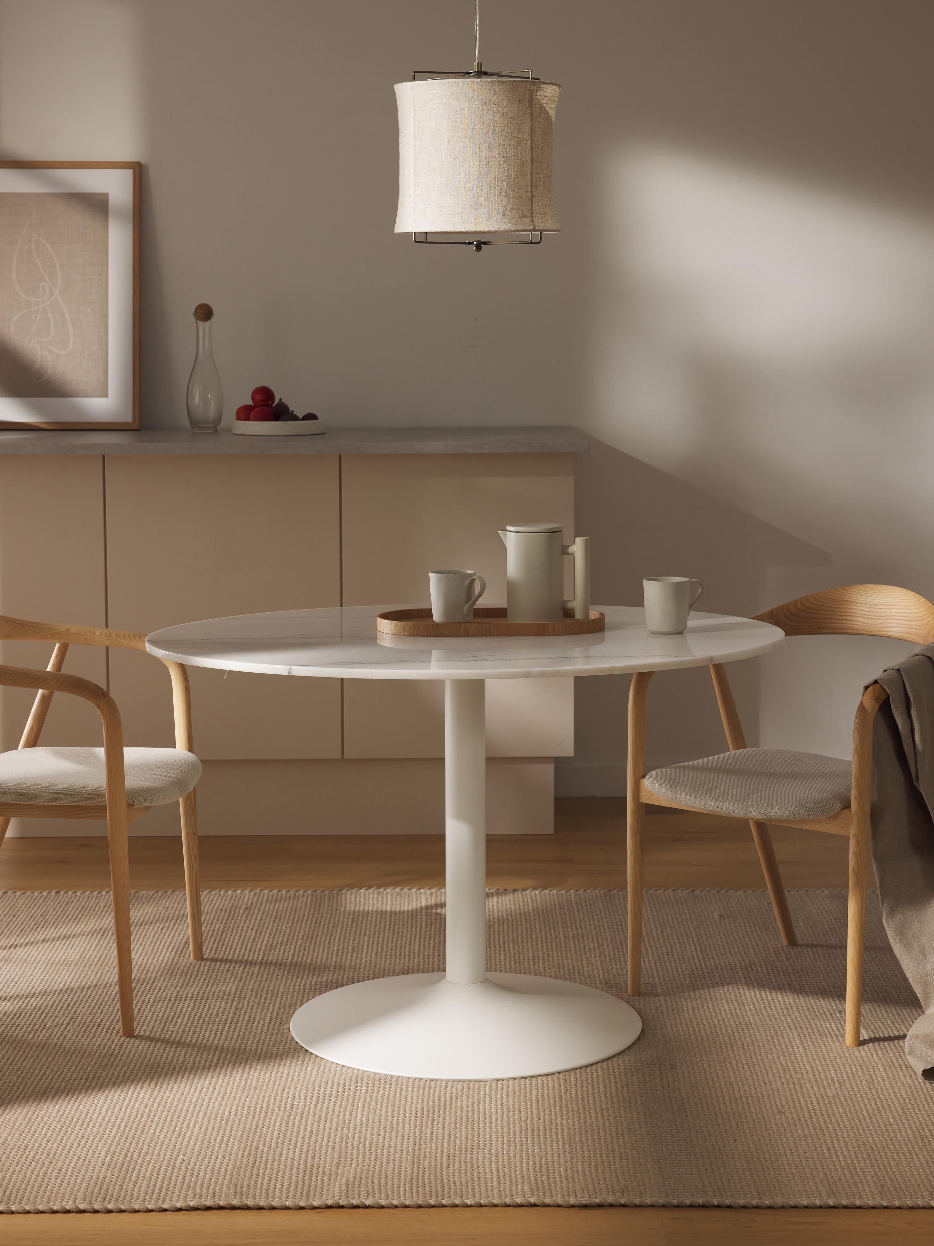 Ovale marmeren eettafel Miley, in verschillende formaten