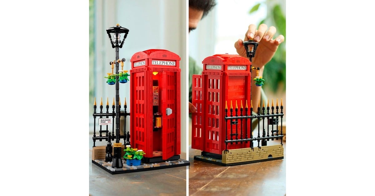 LEGOIdeas - Rode Londense telefooncel Constructiespeelgoed  (21347)