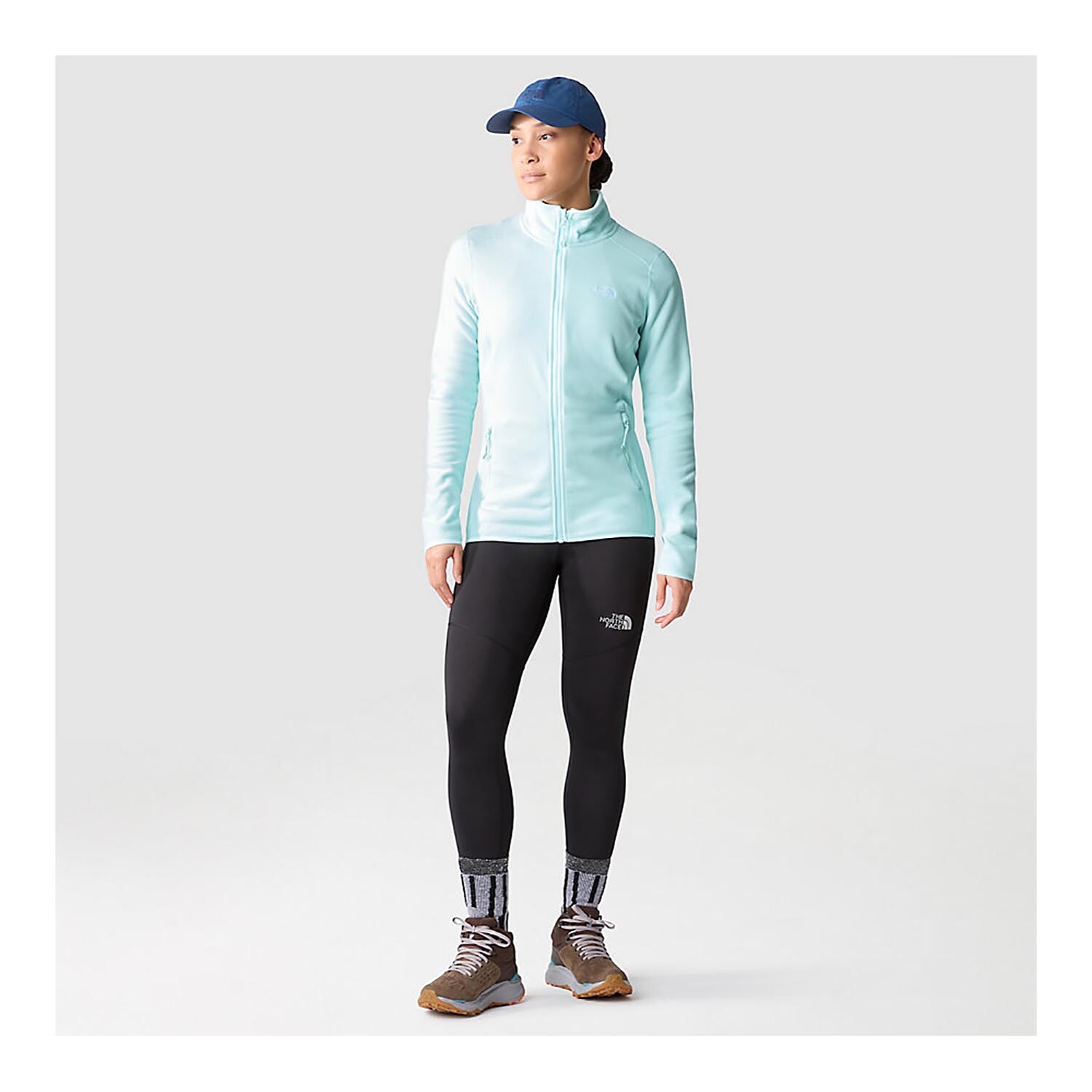 The North Face Womens 100 Glacier Full Zip 2021 model F2021 mo