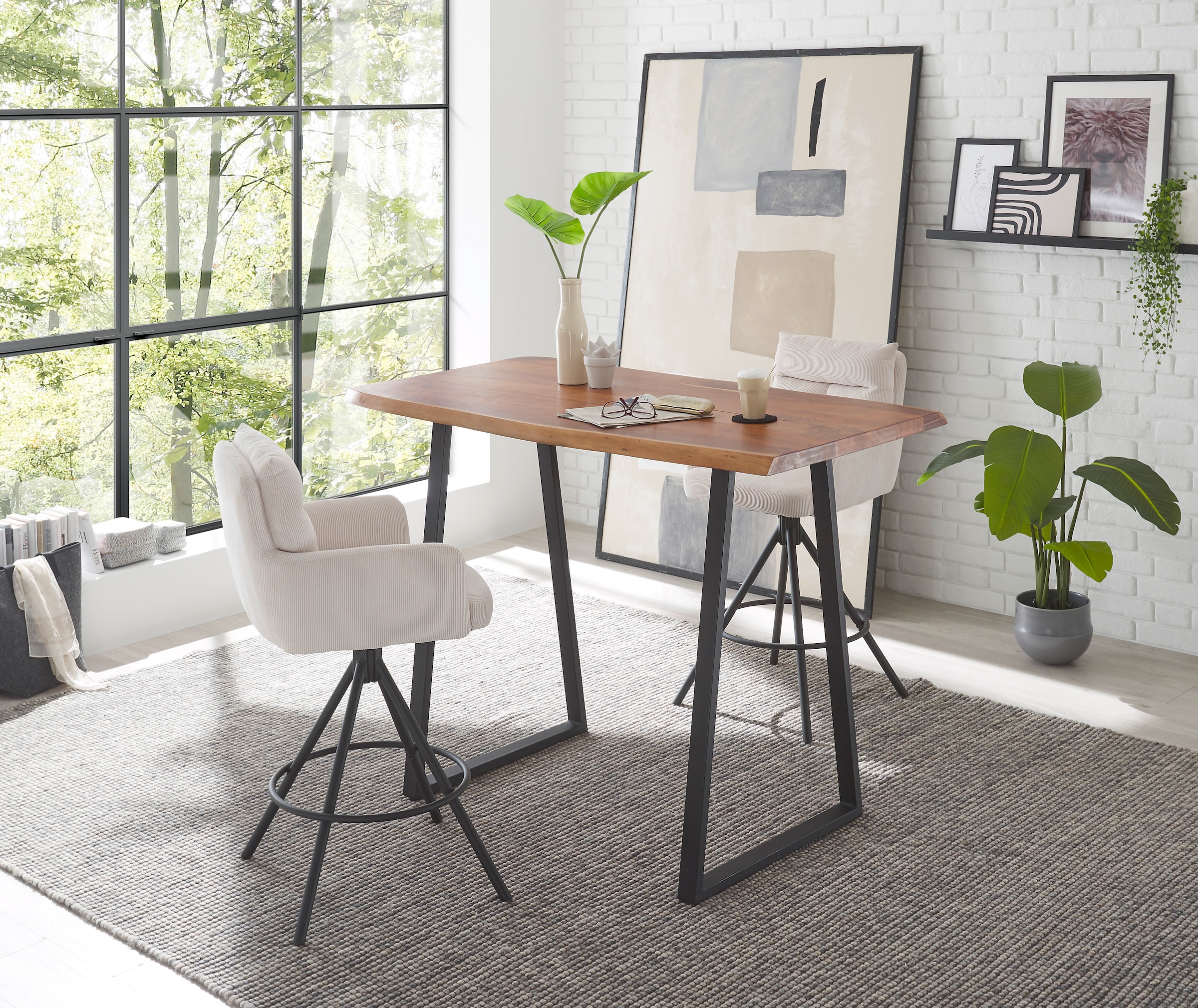 Stolkom Barhocker »Sofia« Set, 2 Stk. tlg. Komfortsitzhöhe 70 cm, 180°drehbar Auto Return funktion