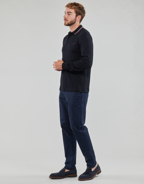 Fred Perry - LS TWIN TIPPED SHIRT - Marine