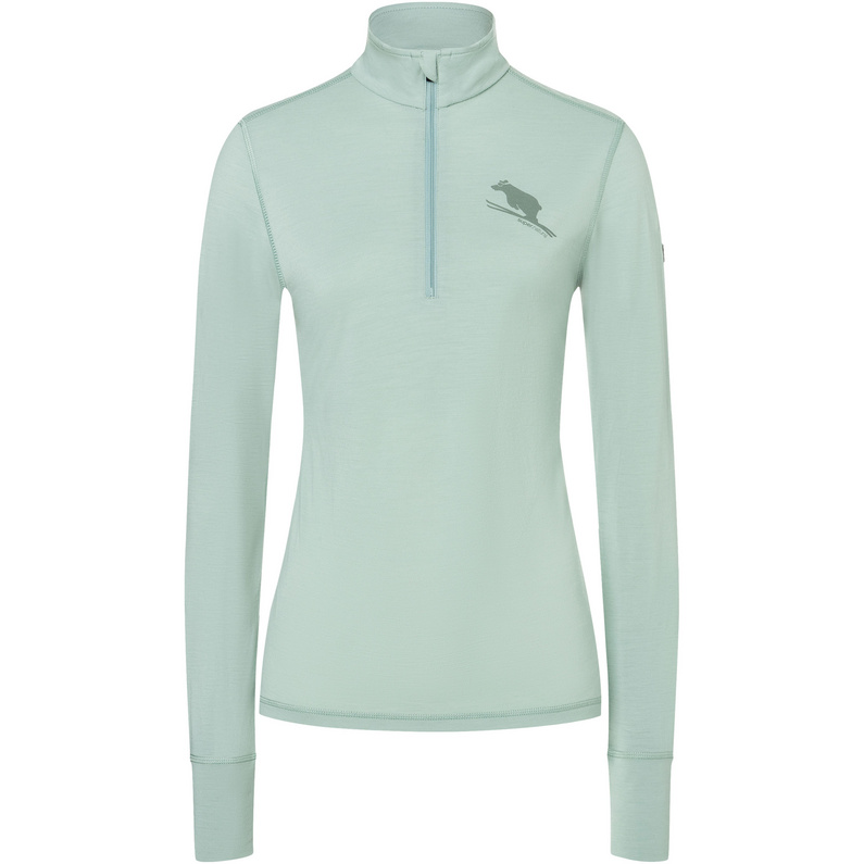 Super.Natural Damen Tundra 175 Zip 1/4 Flear Longsleeve