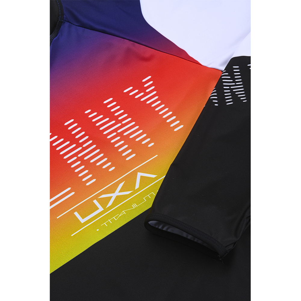 Kenny - Maillot Titanium - 2022 Blanc / Noir / Rouge / Jaune