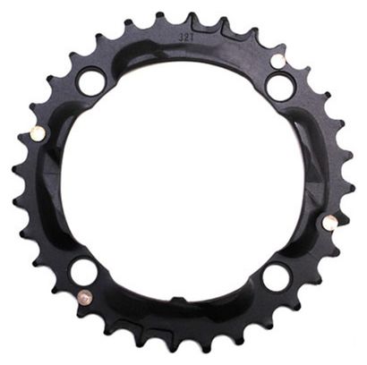 PLATEAU VTT 4BRA D.104 STRONGLIGHT TRIPLE 32DTS MILIEU NOIR ALU 8-9V.