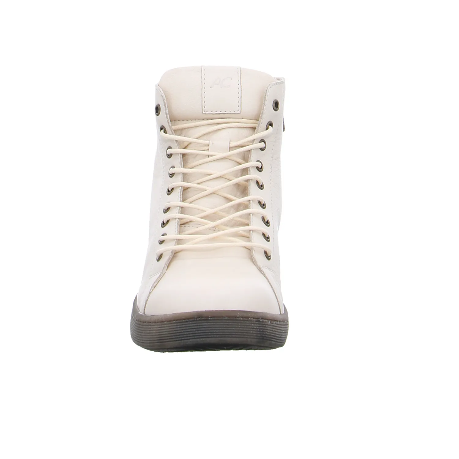 ANDREA CONTI Mid Cut Sneaker Offwhite Leder  mit Wechselfussbett