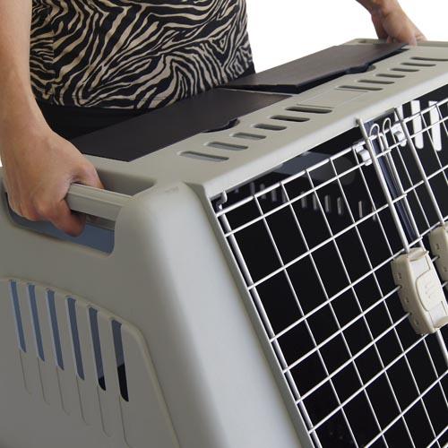 Transportadora grande para animais de estimação, cães e gatos, IBÁÑEZ CAR 100x60x66