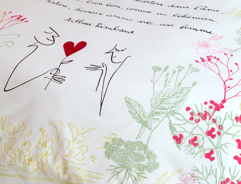 Housse de couette-Le linge amoureux
