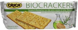 Crich Crackers sesam rozemarijn bio 250g