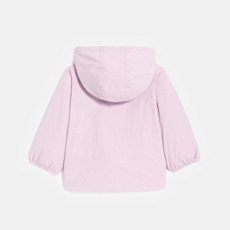 Veste à capuche rose bébé fille Mauve Violet